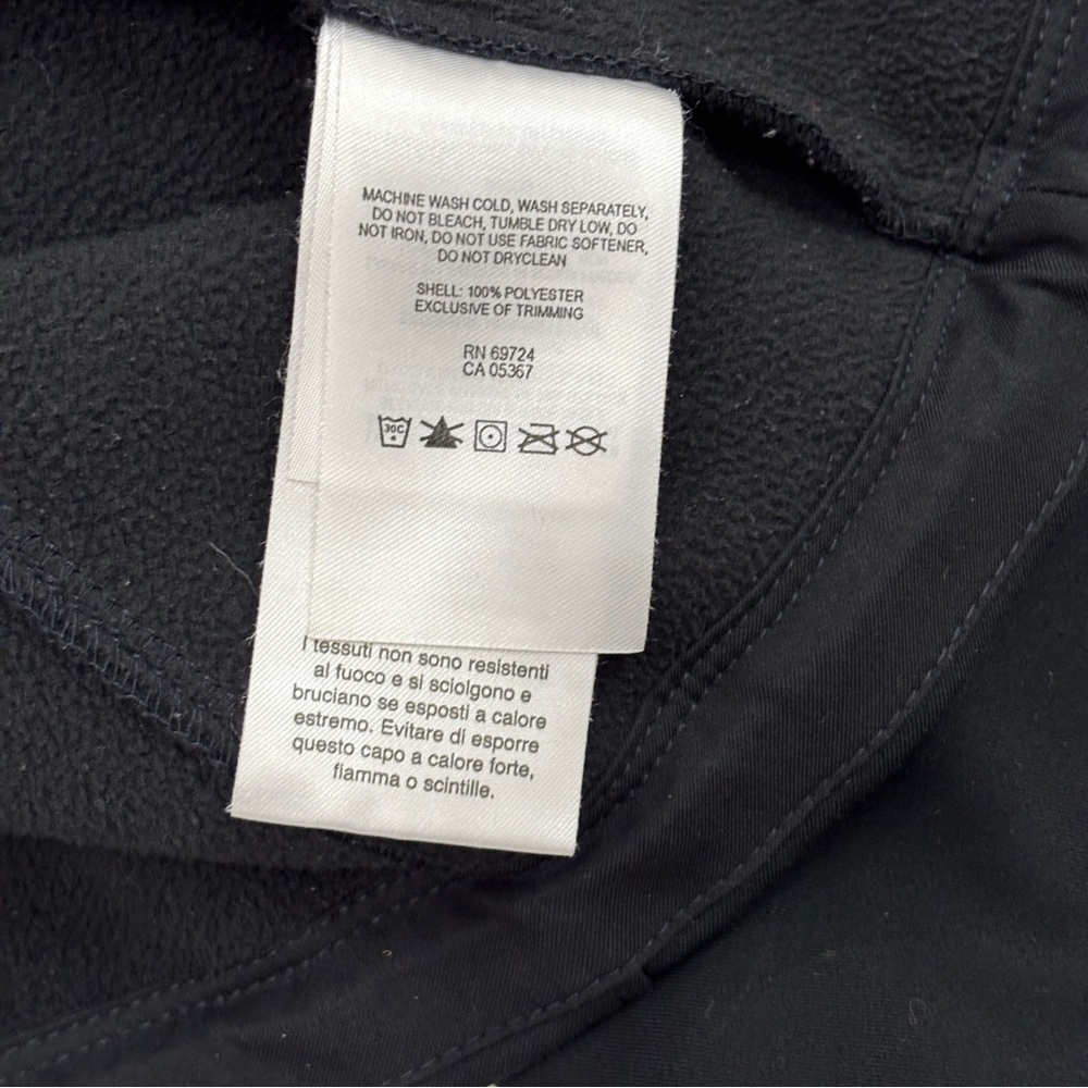 Columbia Women's Black Softshell Jacket | Size Small | Fleece Lined Zip Front - Picture 10 of 11